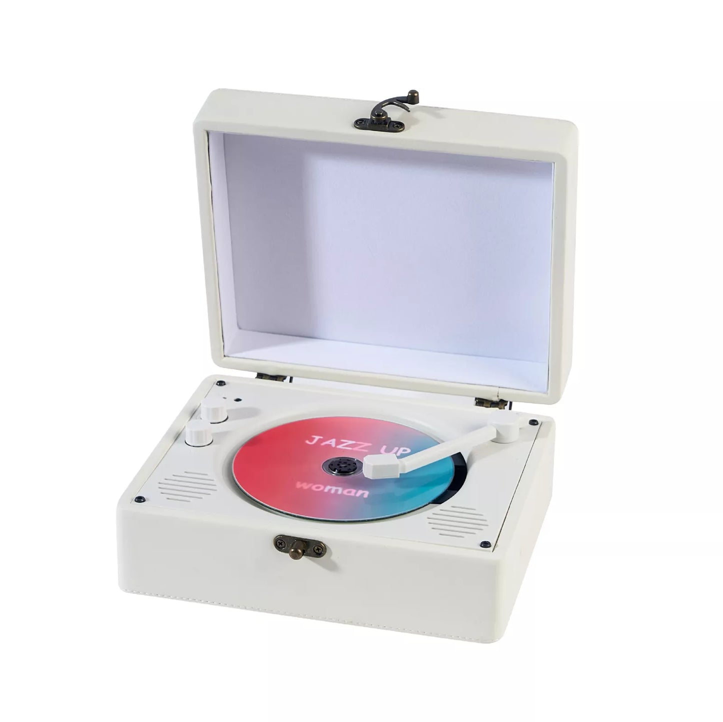 Retro Suitcase CD Player – Bluetooth 5.0, Portable Design, High-Fidelity Sound – Play CDs, MP3, USB & More