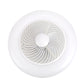 Modern Ceiling Fan with LED Light – 3 Colour Options, Smart App & Remote Control, 55cm