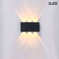 LED wall light detail