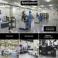 LED batten light in workshop