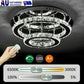 Crystal ceiling light front