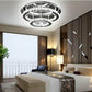 Crystal LED ceiling light installed
