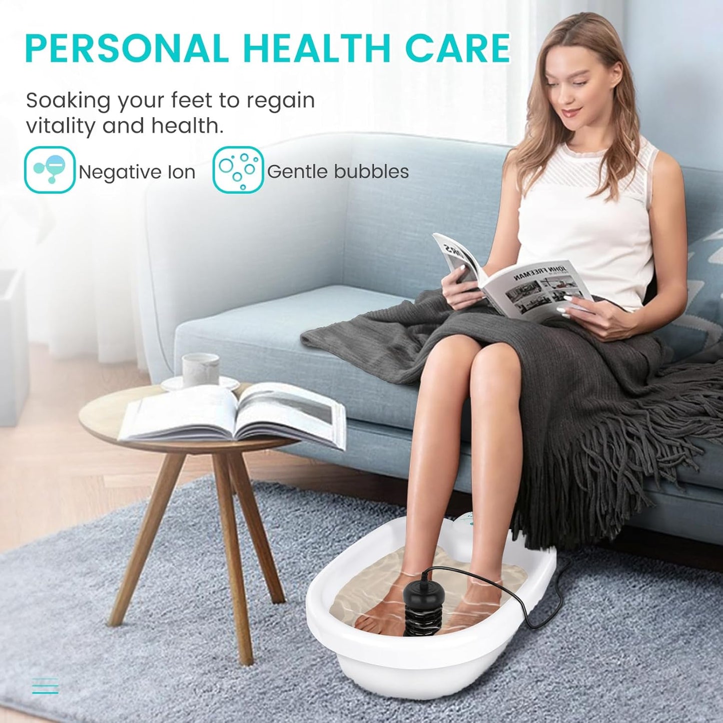 Personal Ionic Detox Foot Basin Bath Spa Cleanse Machine – Health Care Set