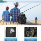 Tackle Backpack with Fishing Rod Holders - Large Storage, Water-Resistant Outdoor Shoulder Bag