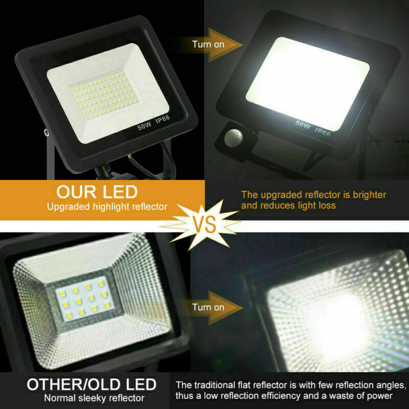 LED flood light detail