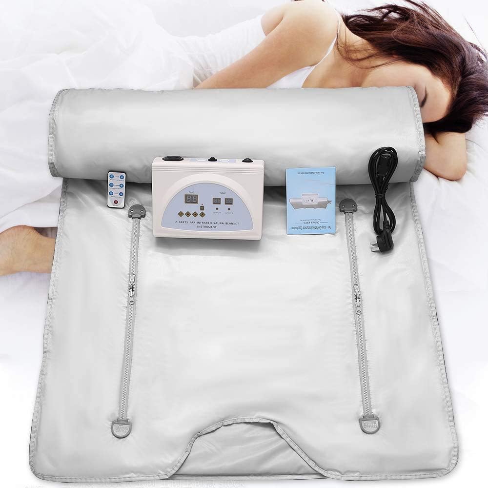 Sauna Blanket with Far-Infrared Heat for Weight Loss, Detox, and Relaxation