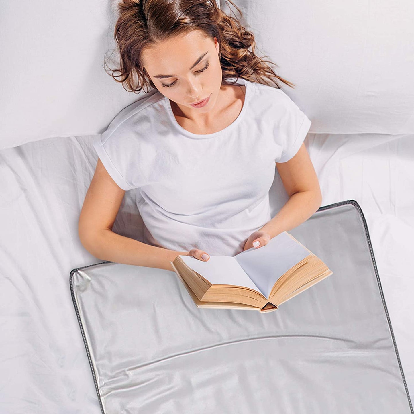 Sauna Blanket with Far-Infrared Heat for Weight Loss, Detox, and Relaxation