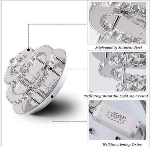 Crystal ceiling light colour temperatures