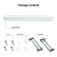 LED batten light dimensions