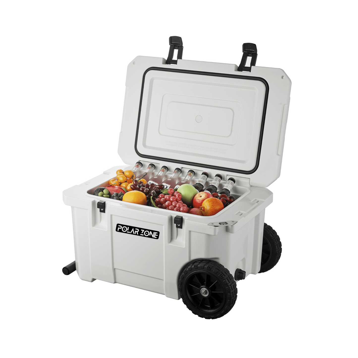 Polar Zone Hard Cooler for Camping, Fishing and Outdoor - Icebox Advent 45 (Wheeled)