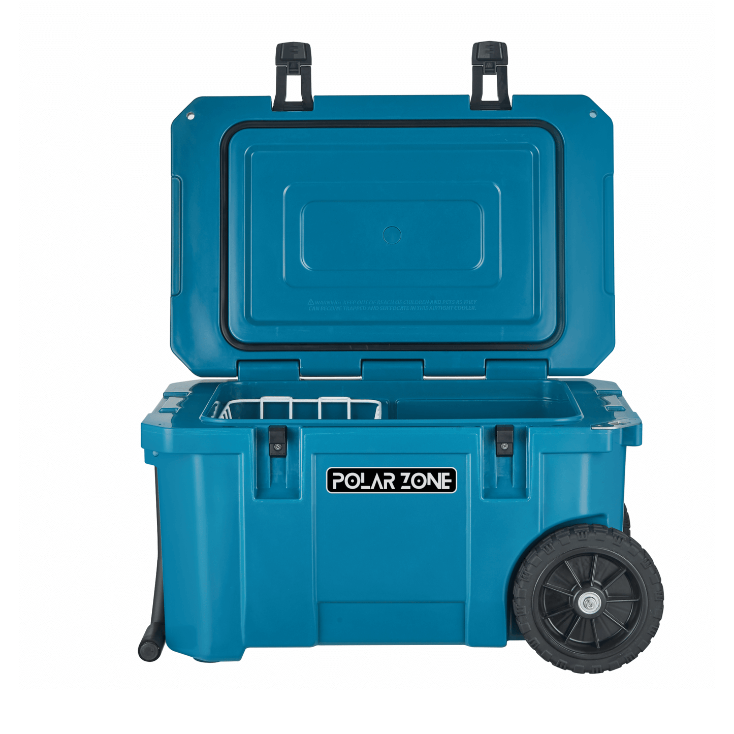 Polar Zone Hard Cooler for Camping, Fishing and Outdoor - Icebox Advent 45 (Wheeled)