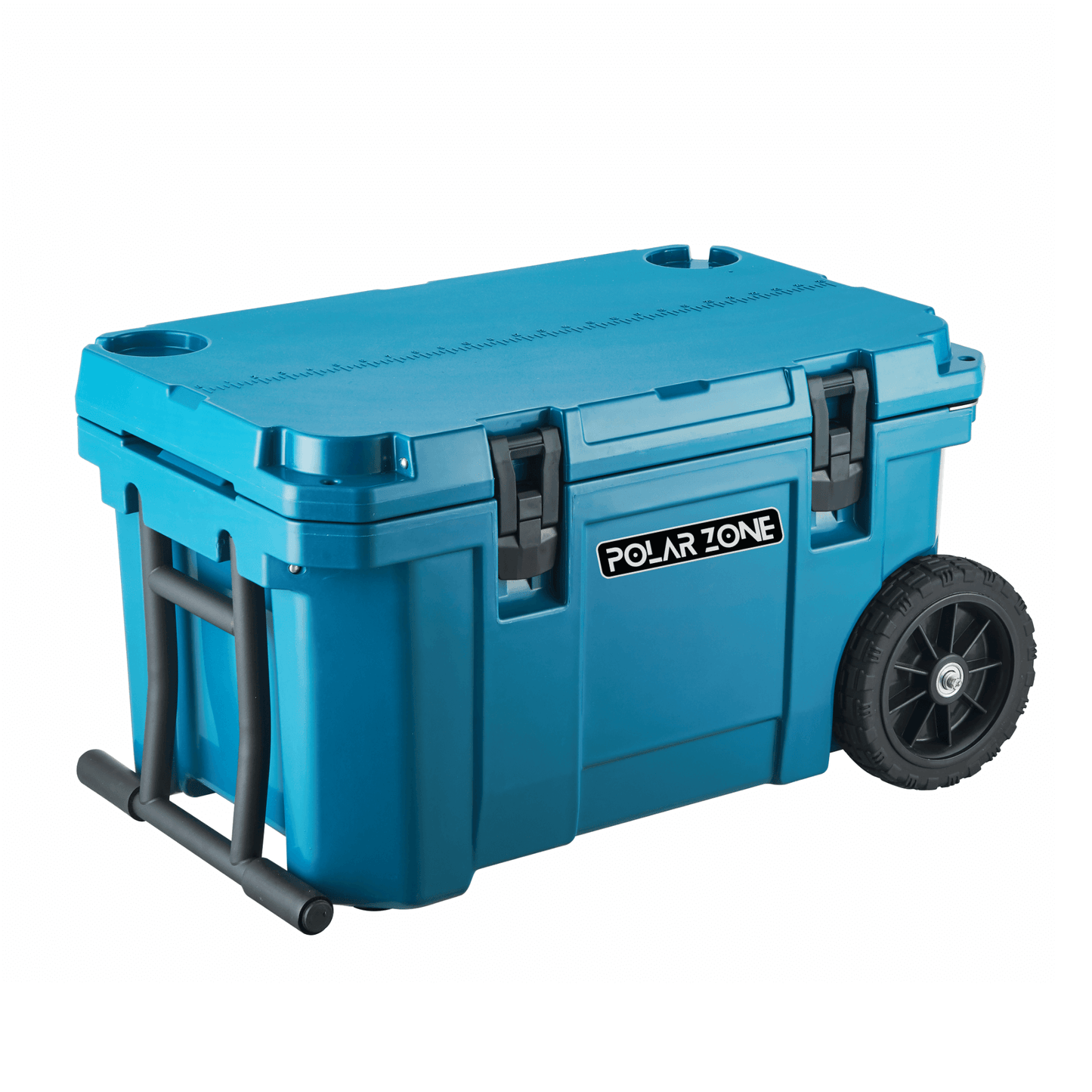 Polar Zone Hard Cooler for Camping, Fishing and Outdoor - Icebox Advent 45 (Wheeled)